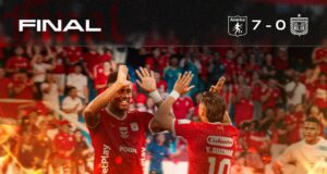 Festival de goles en el Pascual: América goleó 7-0 al Boyacá Chicó