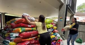 34 toneladas de alimento llegan al Valle para mascotas afectadas por el terremoto