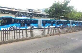 El MIO estrena cinco buses articulados eléctricos para mejorar su servicio